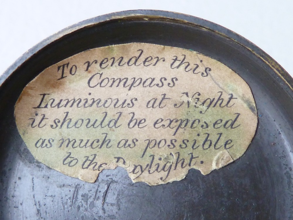 Gimballed Negretti & Zambra Pocket Compass Singers Patent Victorian View V