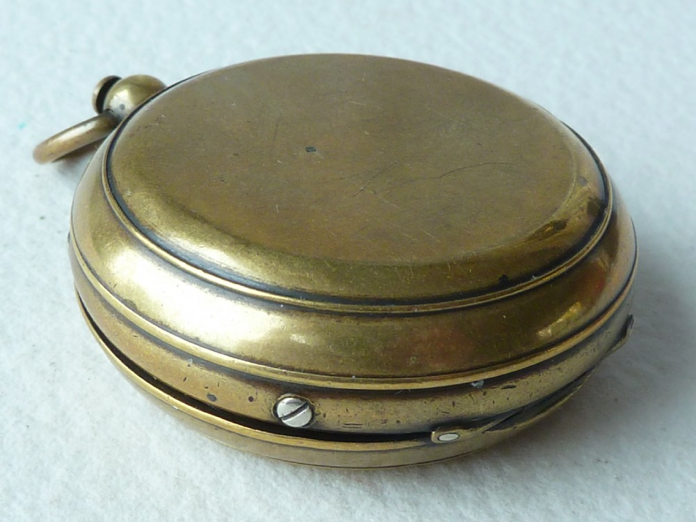 Gimballed Negretti & Zambra Pocket Compass Singers Patent Victorian View VIII