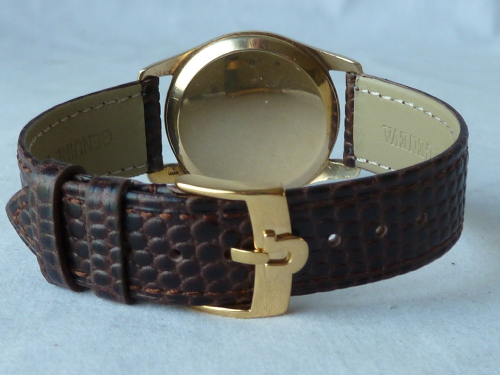 1960 Solid Gold Omega 13339 Wrist Watch 268 Manual Wind Boxed View VI