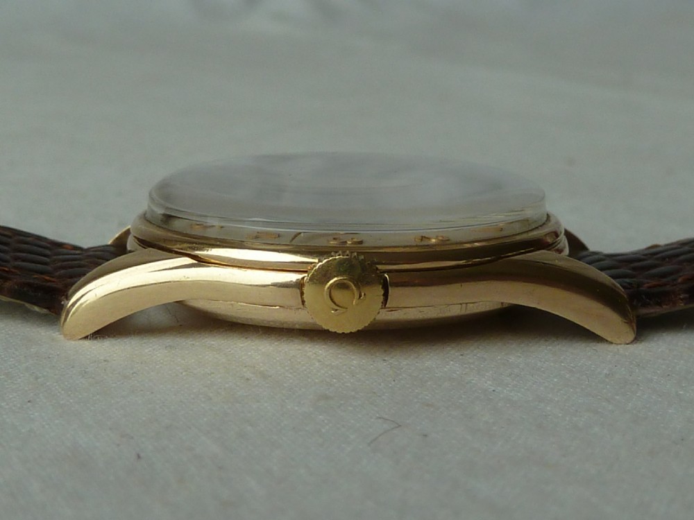 1960 Solid Gold Omega 13339 Wrist Watch 268 Manual Wind Boxed View X