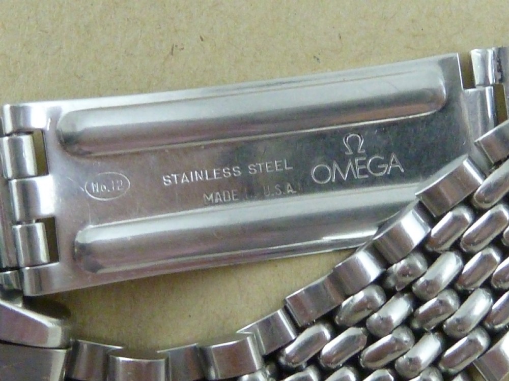 Omega Seamaster Automatic 355 Bumper Calendar Stainless Steel Rice Bead Bracelet Watch 1952 View VII