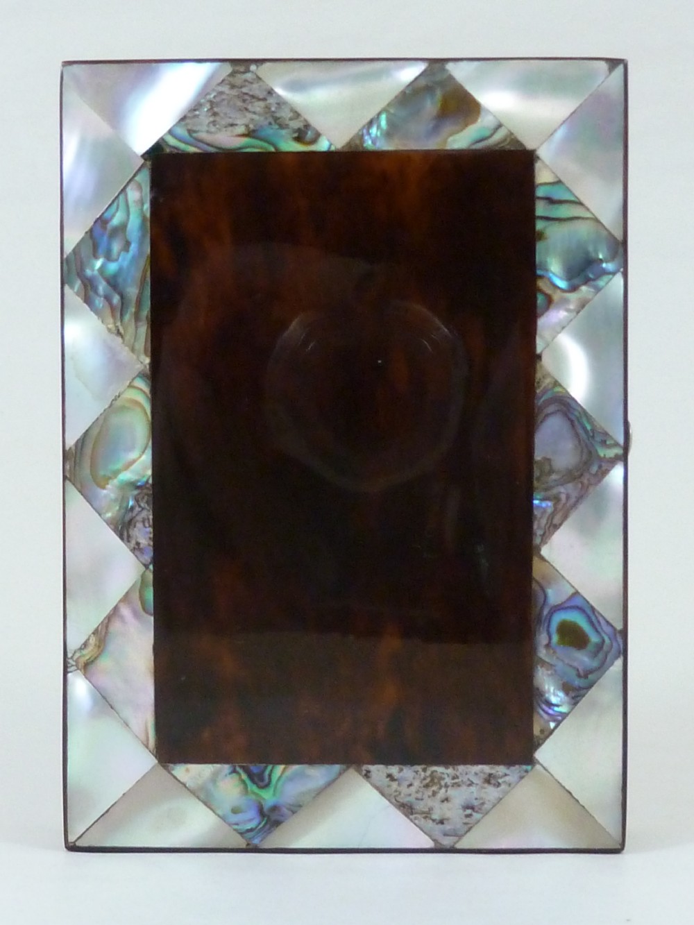 English Victorian Abalone MOP Tortoiseshell Visiting Calling Card Case Mother of Pearl View IV