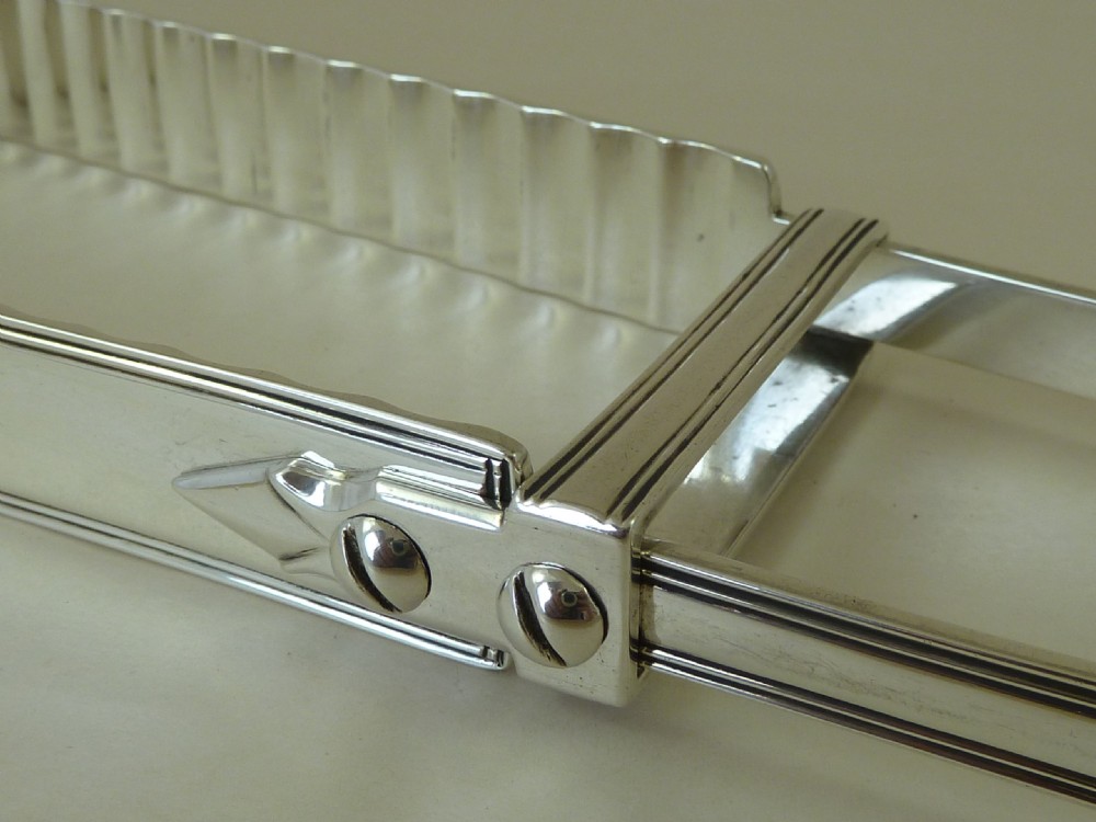 1809 Silver Asparagus Tongs Sterling Georgian Serving View II