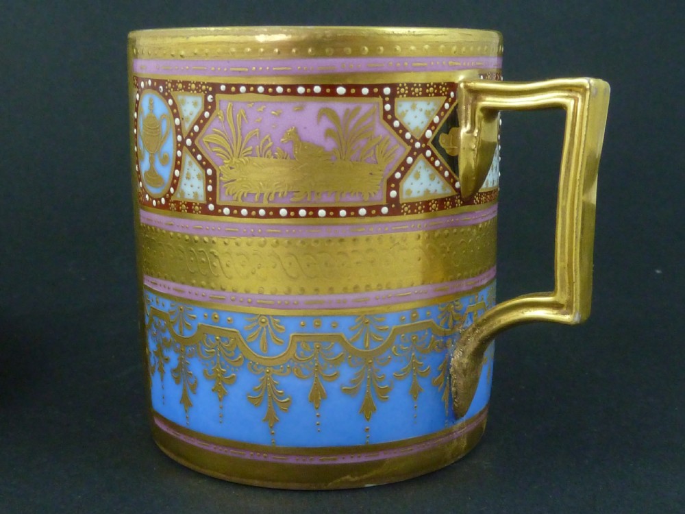Royal Vienna Porcelain Cabinet Cup & Saucer View V