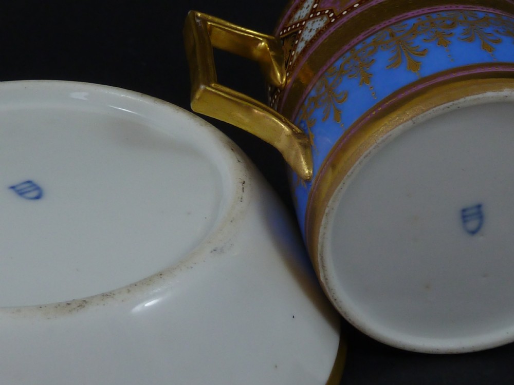 Royal Vienna Porcelain Cabinet Cup & Saucer View IX