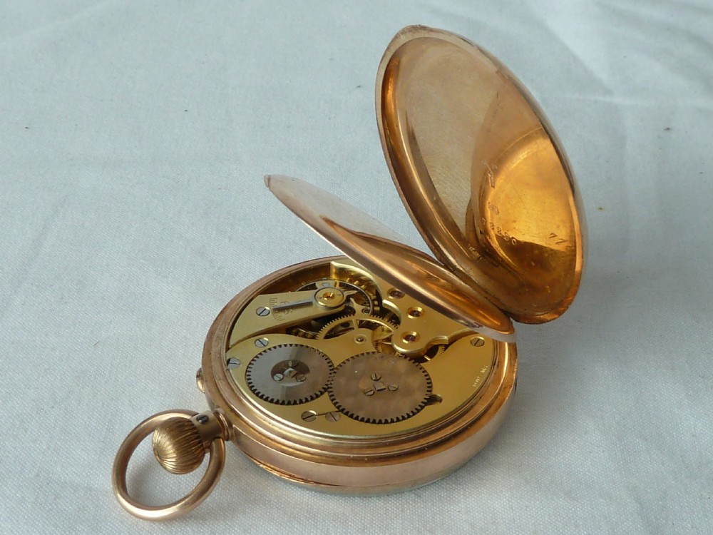 Charles Nicolet S&Co Peerless Cal 52 9ct Gold Pocket Watch Stauffer IWC  View II