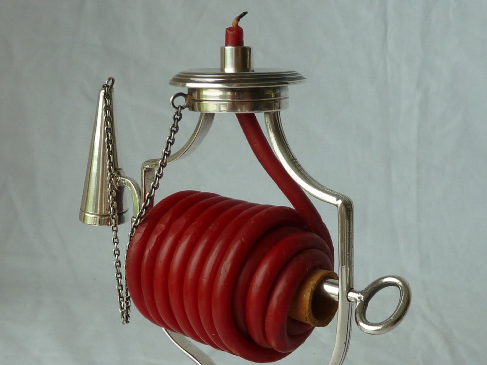 Silver Plate Wax Jack Taper Holder Seal Sealing Mappin & Webb View III