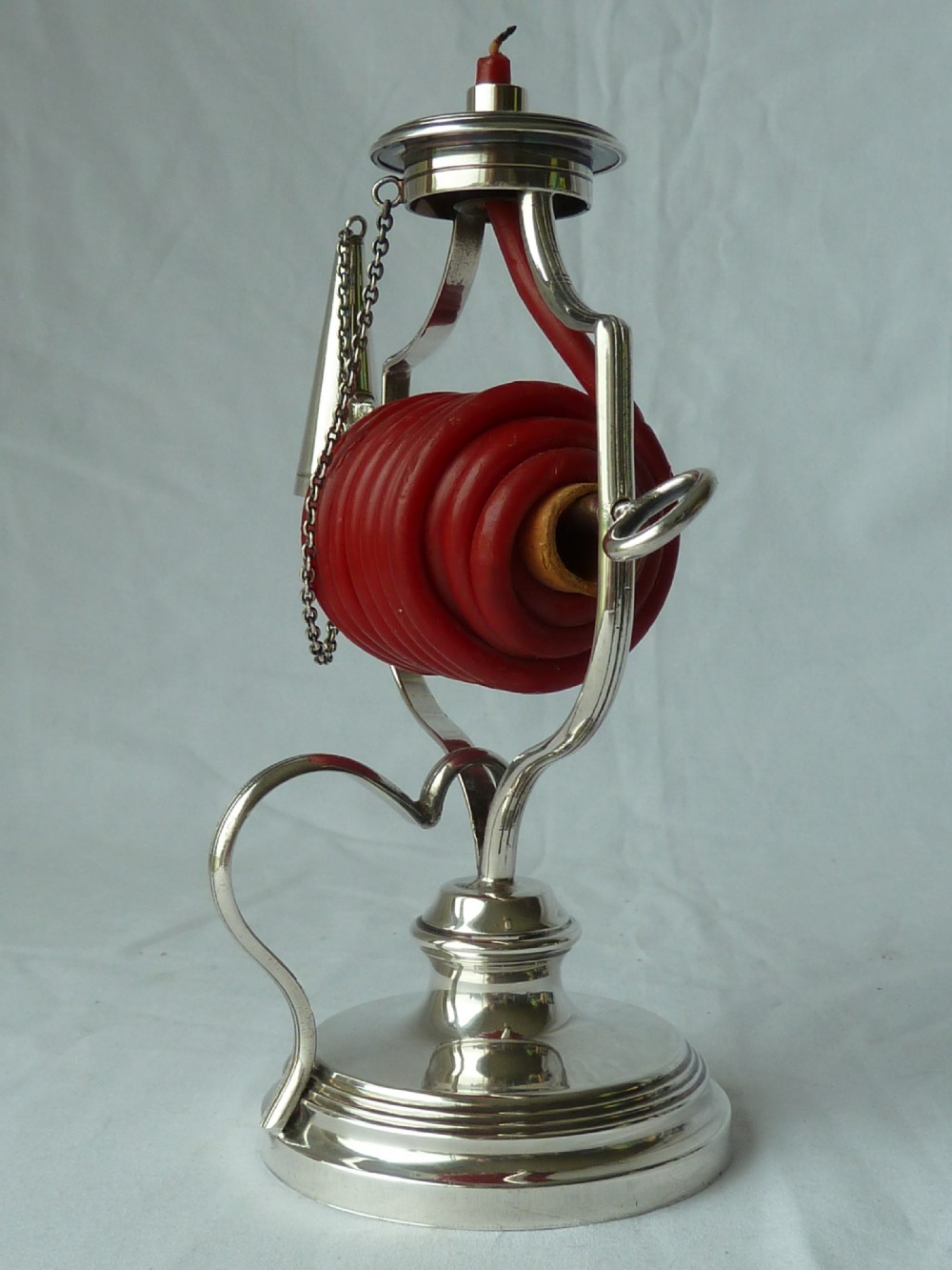 Silver Plate Wax Jack Taper Holder Seal Sealing Mappin & Webb View V