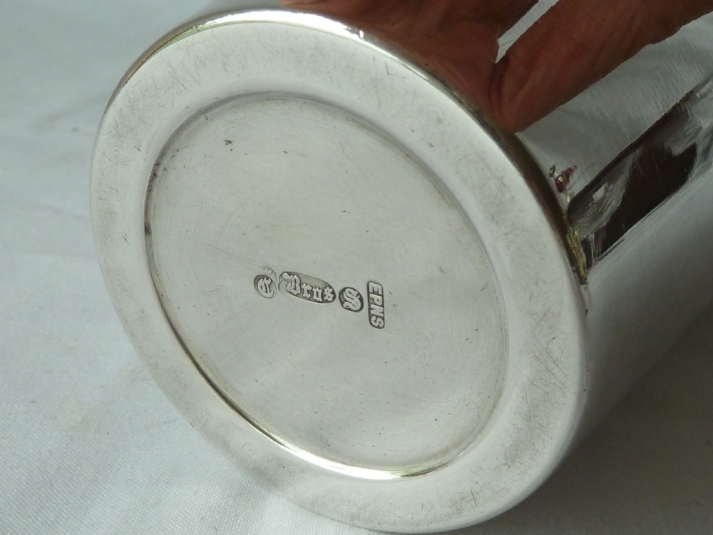 Art Deco Period Cocktail Shaker Silver Plate Lemon Squeezer View III