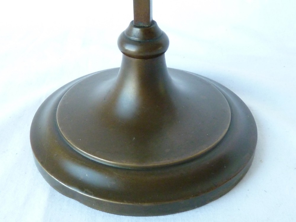 Faraday & Son Brass Table Lamp Arts and Crafts Desk Student Adjustable View VI