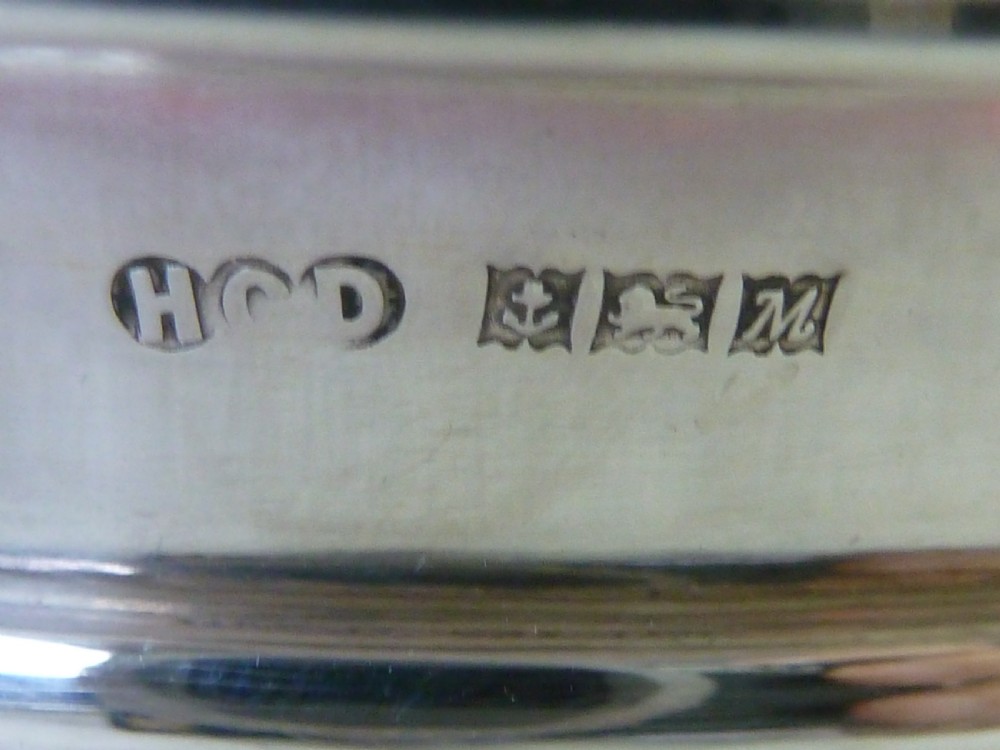 Car Motoring Traffic Light Silver Coasters Dishes Hallmarked Sterling View VI