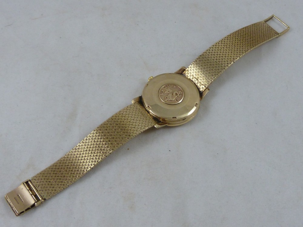 Omega Seamaster Automatic 9ct Gold Bark Bracelet Watch Cal. 562 1967 Boxed View VIII