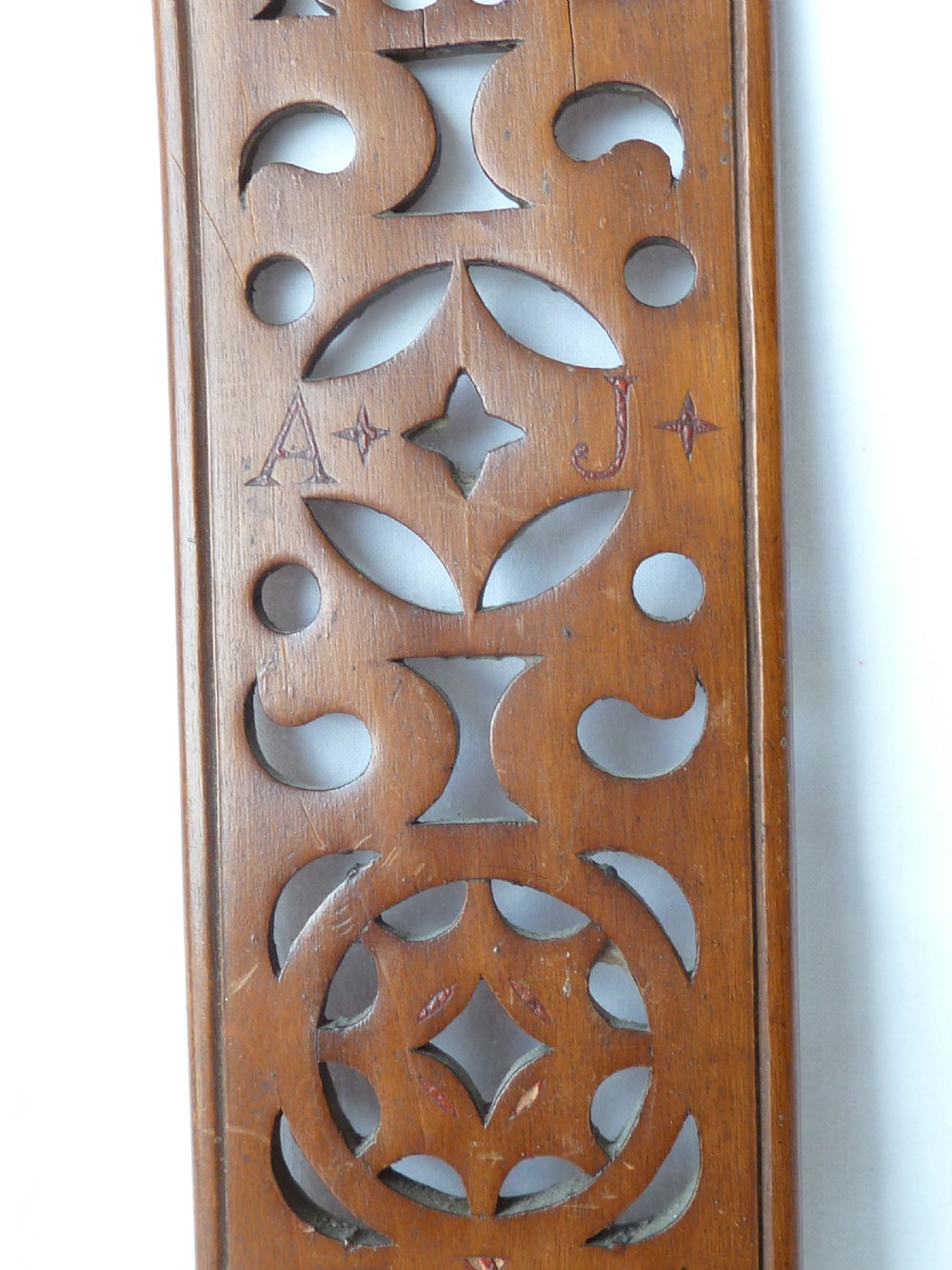 Victorian Welsh Love Spoon Folk Art Carved Token Treen View III