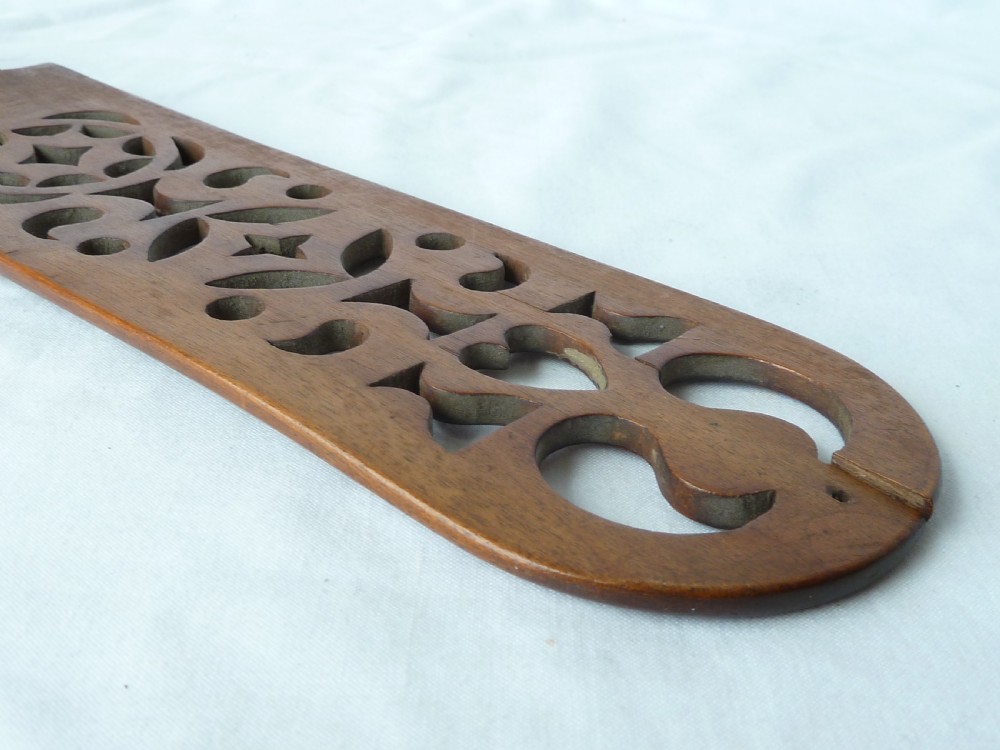 Victorian Welsh Love Spoon Folk Art Carved Token Treen View IX
