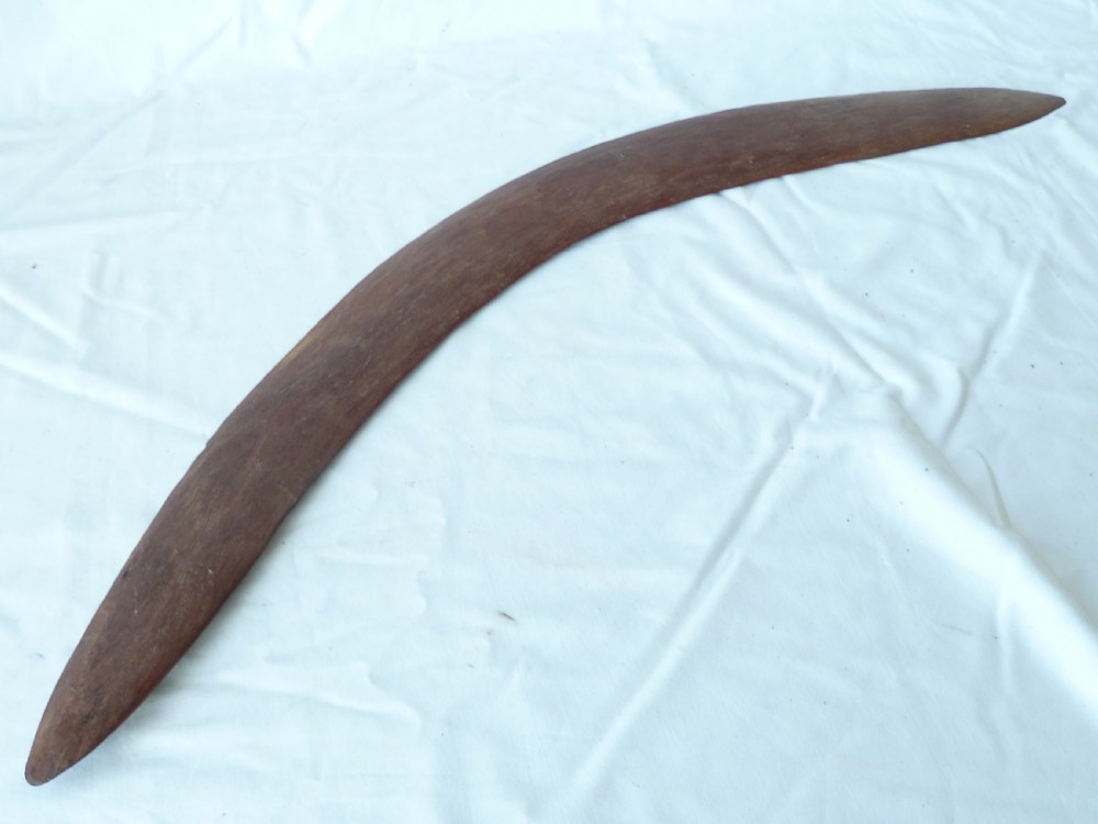 Australian Aboriginal Carved Boomerang Tribal Art View II