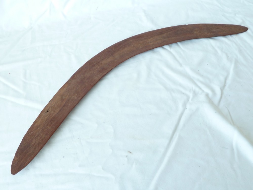 Australian Aboriginal Carved Boomerang Tribal Art View III