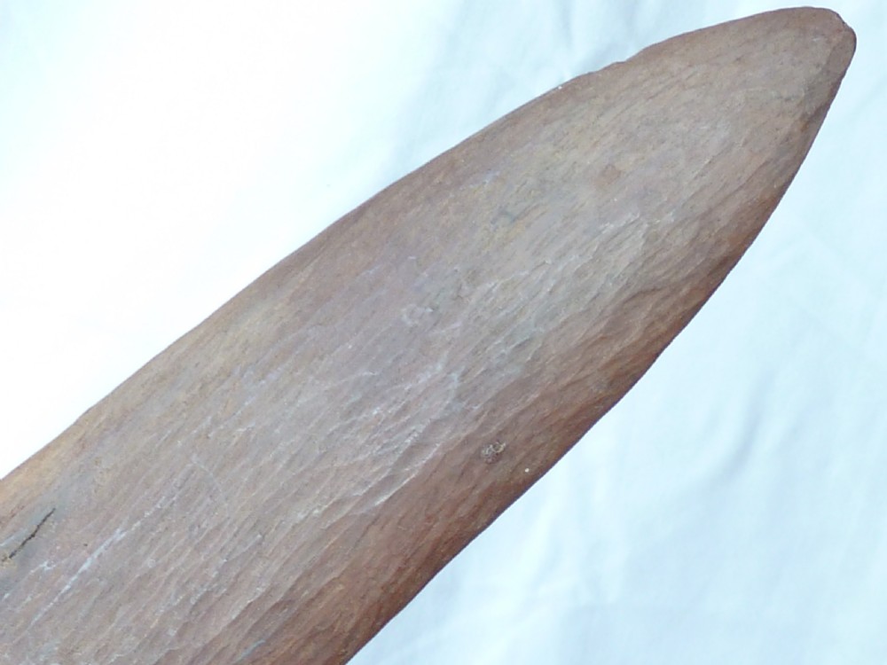 Australian Aboriginal Carved Boomerang Tribal Art View IV