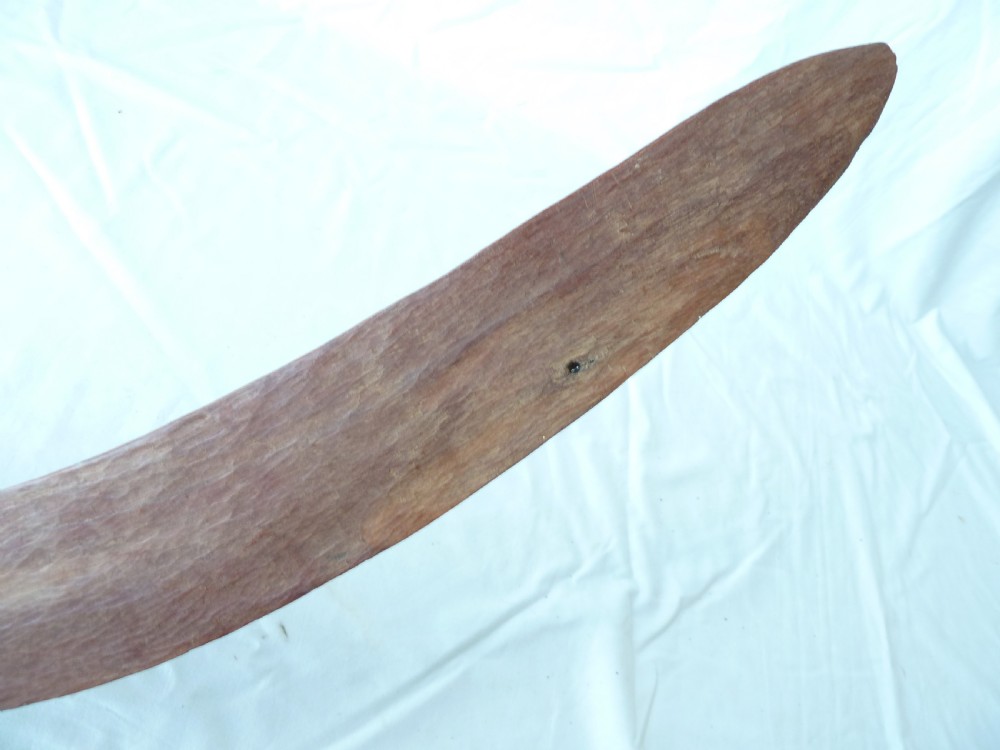 Australian Aboriginal Carved Boomerang Tribal Art View V