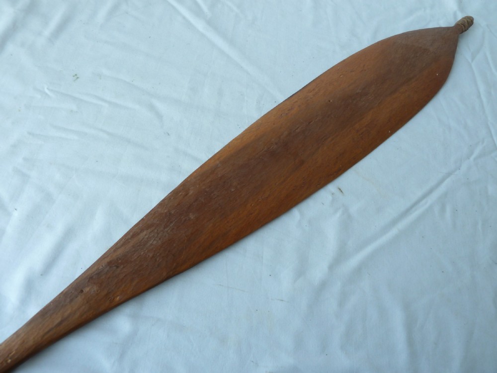 Australian Aboriginal Woomera Carved Fluted Spear Thrower Throwing Stick Tribal Art View IX