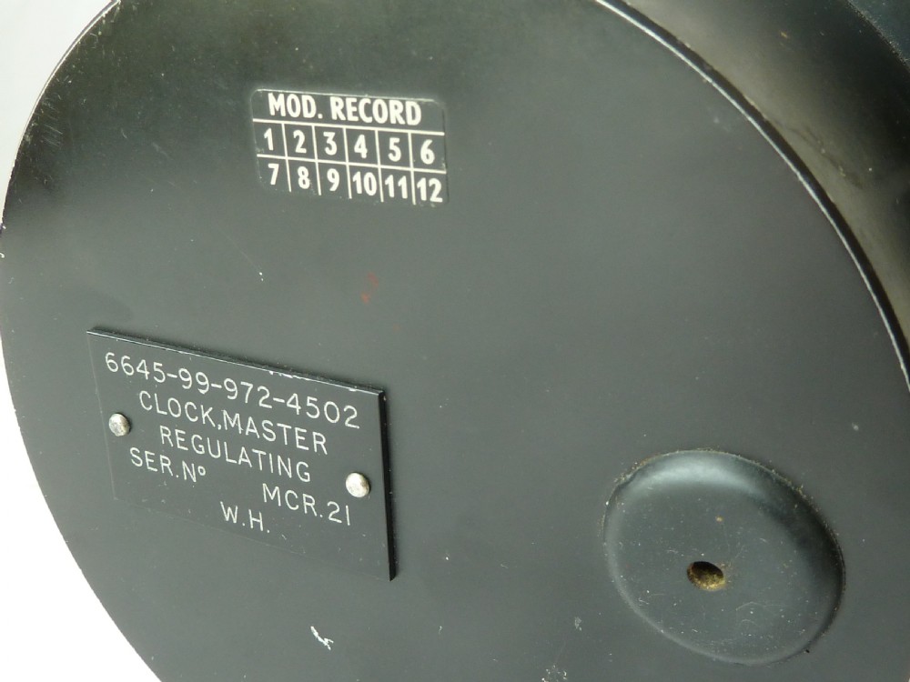 Heavy Brass Ships Master Clock Mercer 8 Day MOD Pattern Marine View VI