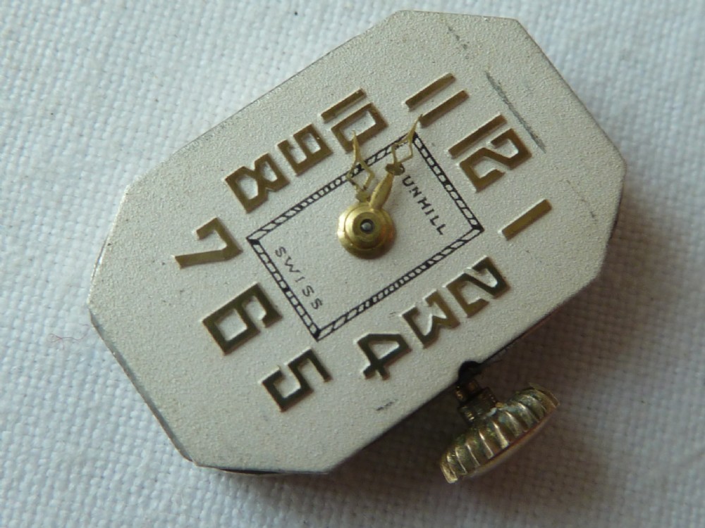 1934 Silver Gilt Dunhill Watch Lighter Hallmarked Sterling Pocket Petrol Cigarette View XIII