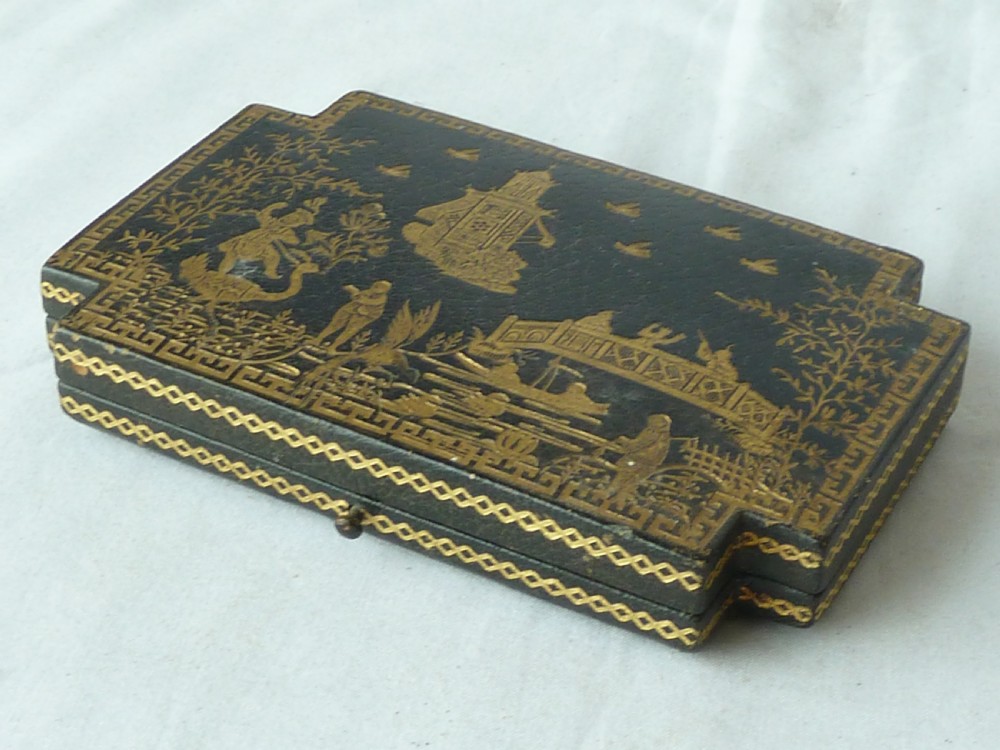 French Chinoiserie Silver Gilt Sewing Etui Necessaire Dreyfous Paris View IV