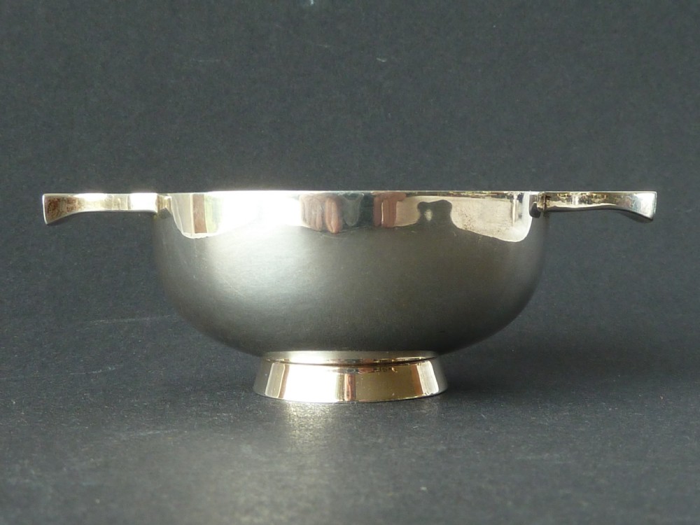 1937 Edinburgh Sterling Silver Quaich Scottish Hamilton & Inches View II