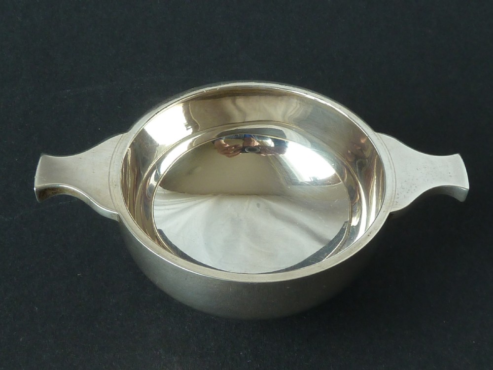 1937 Edinburgh Sterling Silver Quaich Scottish Hamilton & Inches View III