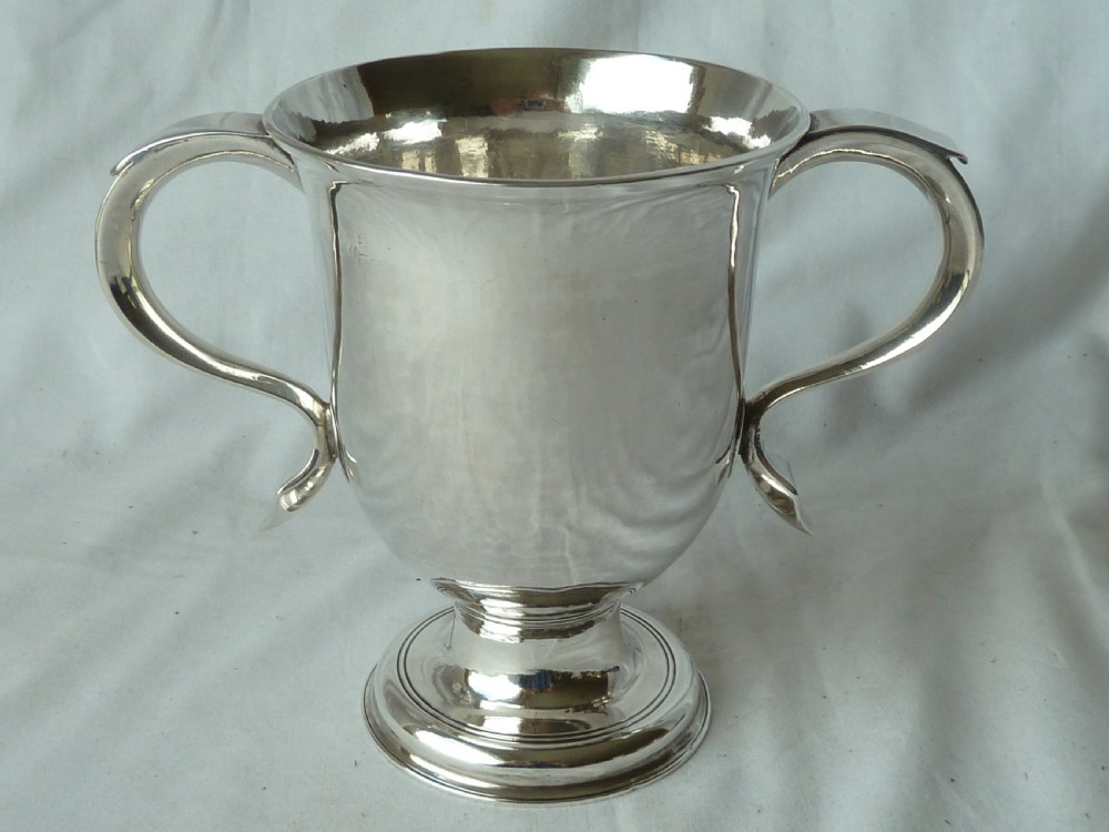 William & James Priest 1771 Hallmarked Sterling Silver Loving Cup Georgian