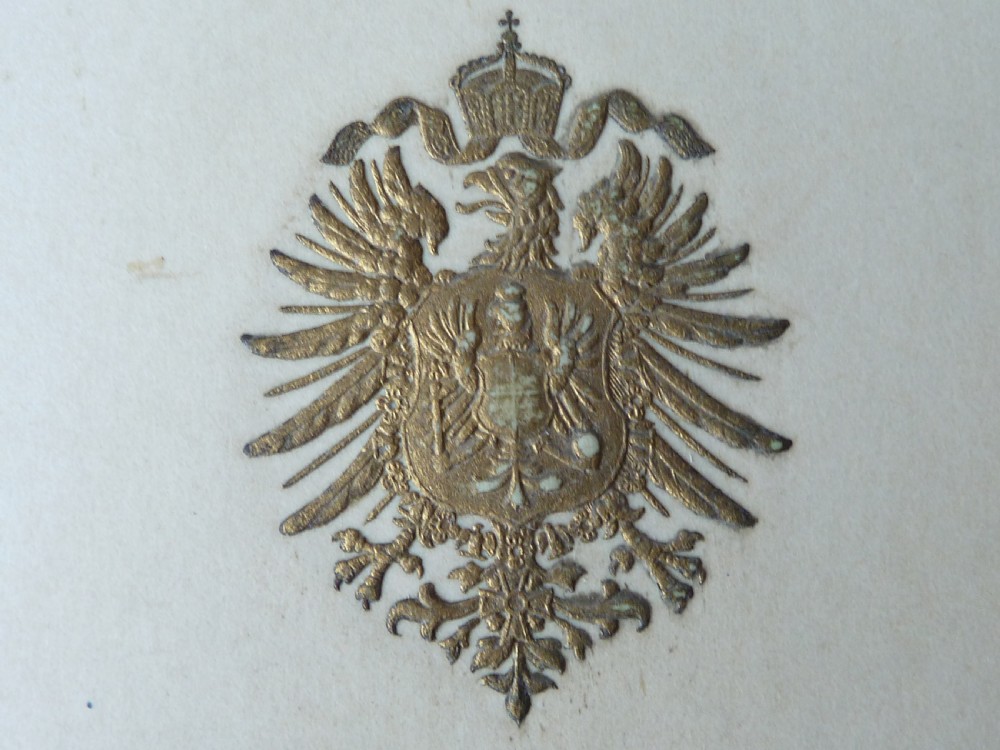 1911 Solid Silver Posy Holder Tussie Mussie Theatre Royal Kaiser Wilhelm View II