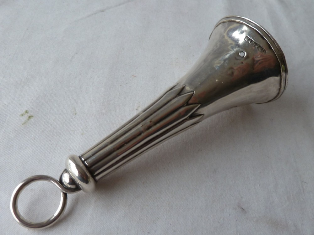1911 Solid Silver Posy Holder Tussie Mussie Theatre Royal Kaiser Wilhelm View VI