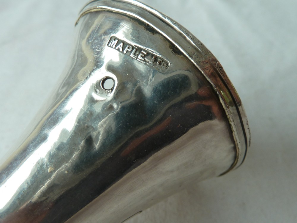 1911 Solid Silver Posy Holder Tussie Mussie Theatre Royal Kaiser Wilhelm View VII