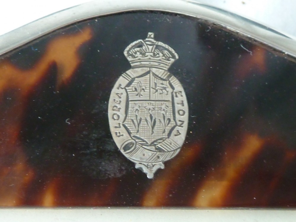 RFC Eton College OTC 1916 English Hallmarked Silver Photo Frames WWI View IX