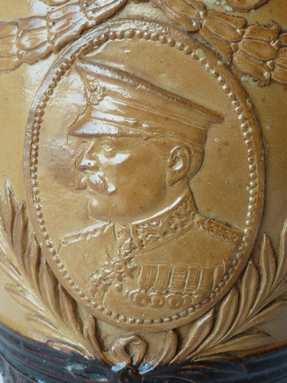 Royal Doulton Lambeth Field Marshal Haig Commemorative Jug 1919 WWI View VI