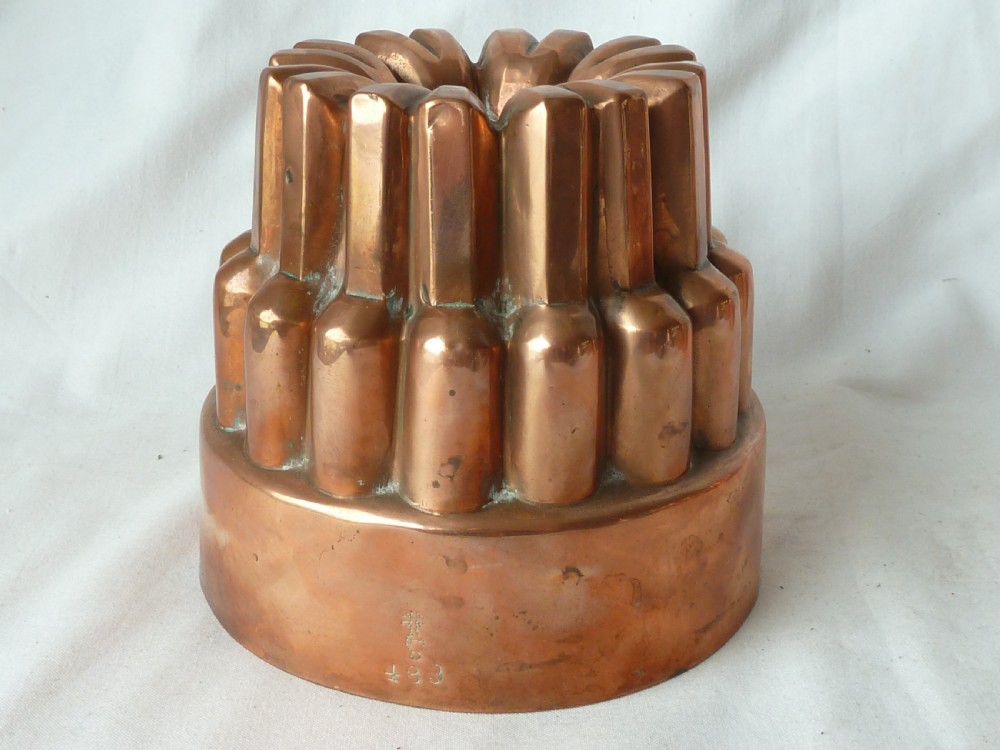 Victorian Copper Jelly Mould Benham & Froud Model 489 Marked 