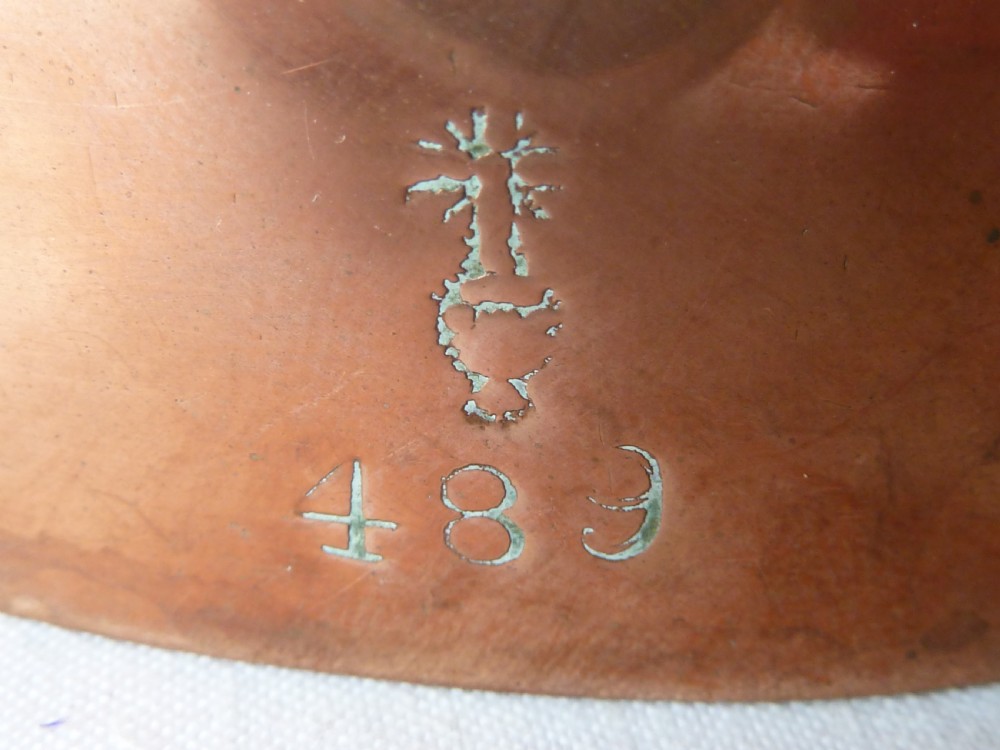 Victorian Copper Jelly Mould Benham & Froud Model 489 Marked  View II