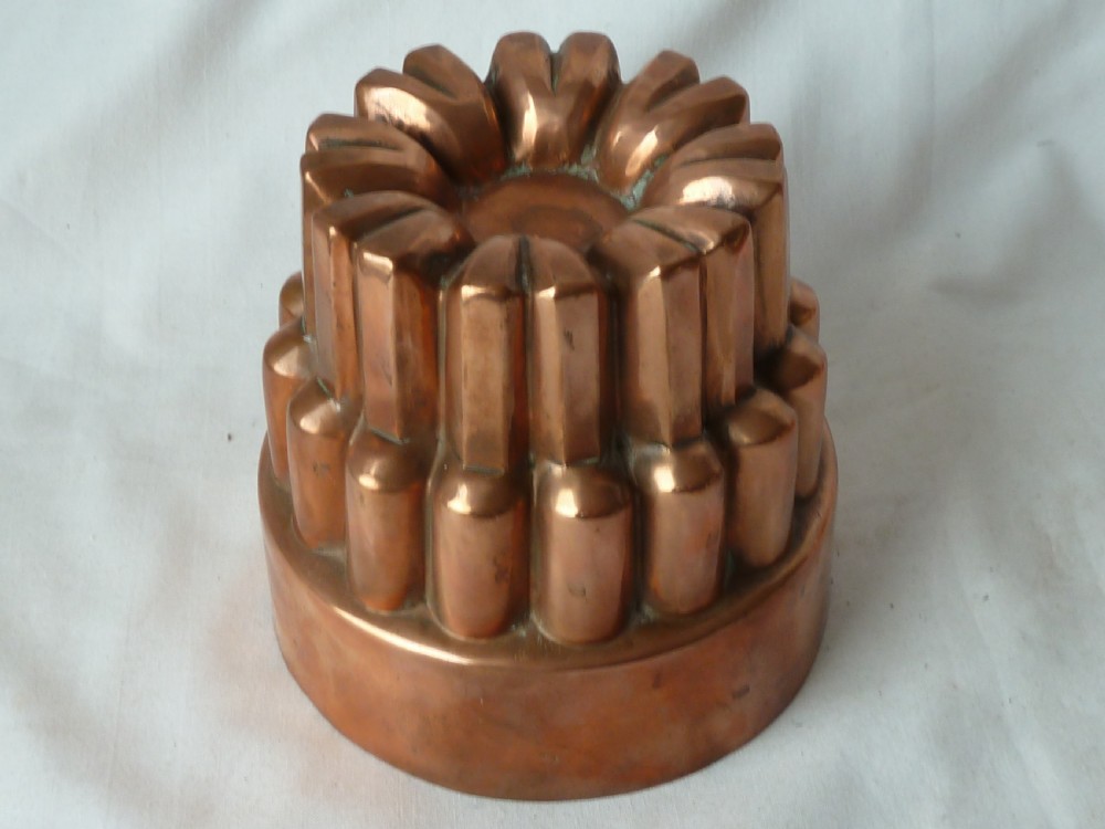 Victorian Copper Jelly Mould Benham & Froud Model 489 Marked  View III