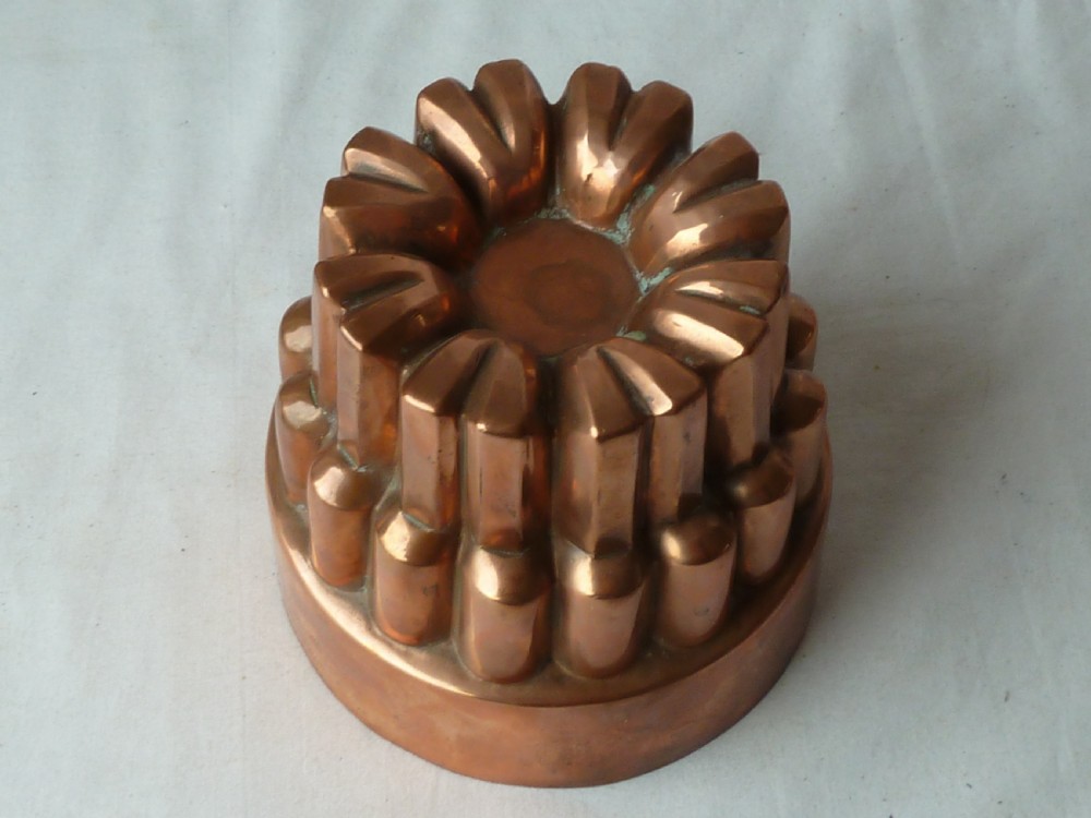 Victorian Copper Jelly Mould Benham & Froud Model 489 Marked  View V