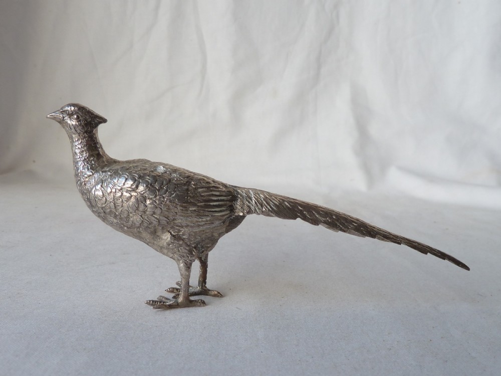 Pheasant Silver Novelty .925 Sterling German Bird Model