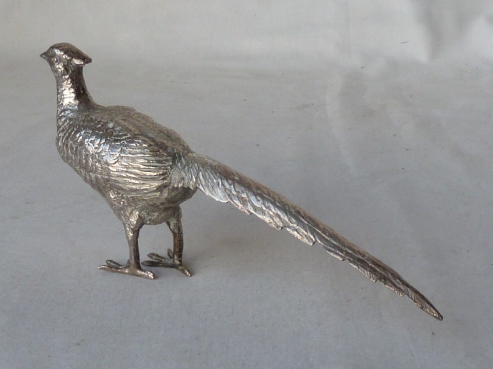 Pheasant Silver Novelty .925 Sterling German Bird Model View III