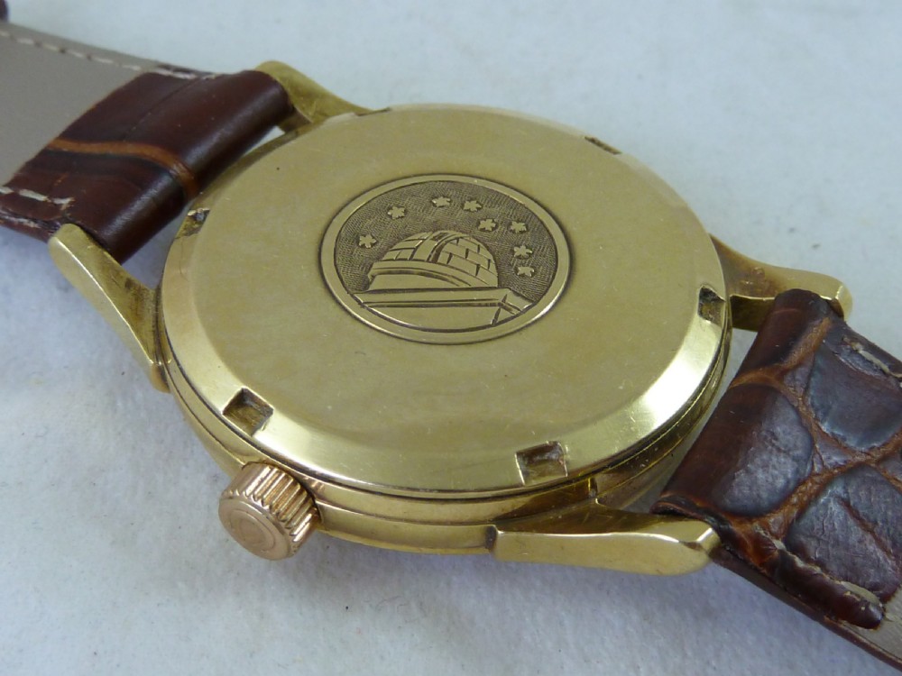 Omega Constellation 18ct Gold Calendar 961 Automatic Wrist Watch Boxed Papers 1961 View VI