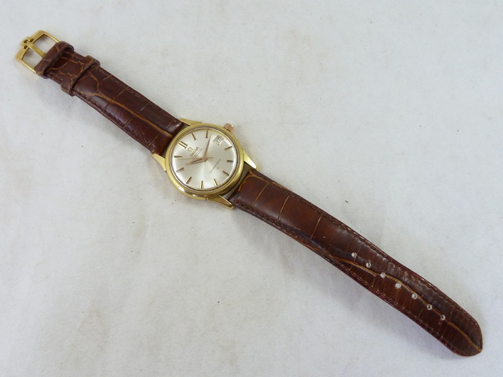 Omega Constellation 18ct Gold Calendar 961 Automatic Wrist Watch Boxed Papers 1961 View VII