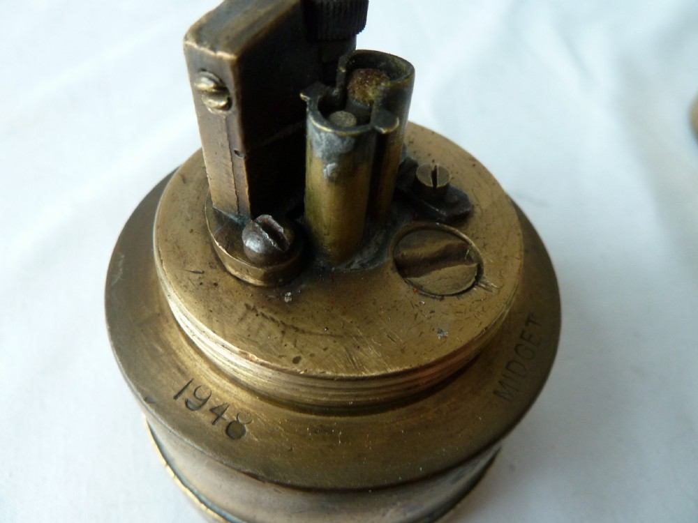 E Thomas and Williams Midget Miners Gas Testing Lamp Brass ET&W View VIII
