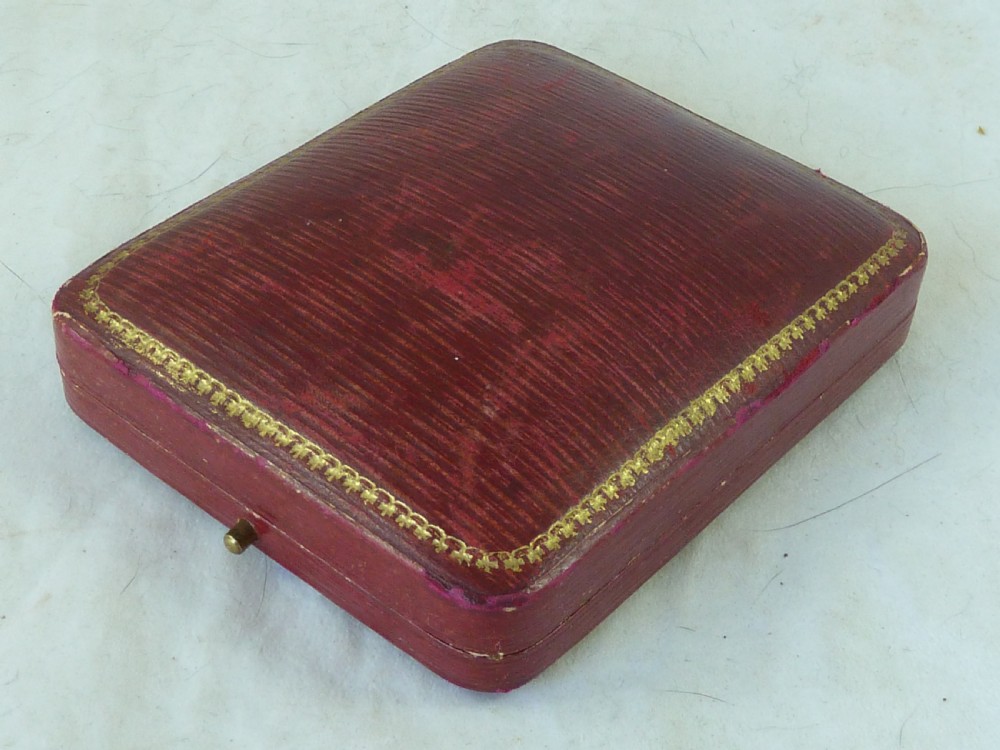 J W Benson Ltd Leather Pocket Watch Case Retail Display Box View IV
