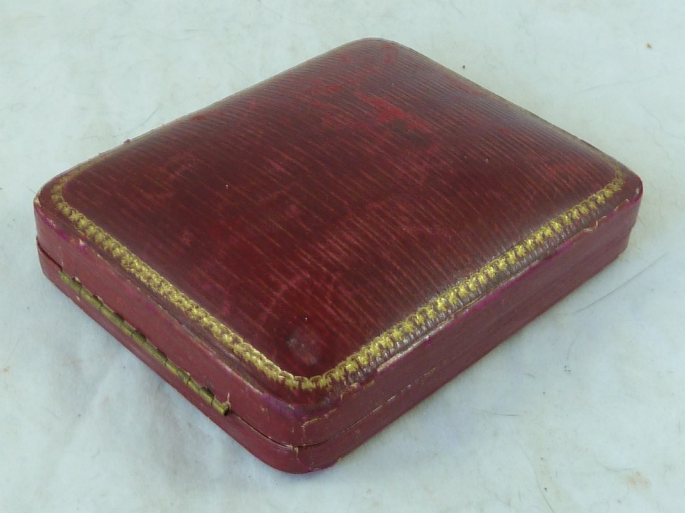 J W Benson Ltd Leather Pocket Watch Case Retail Display Box View V