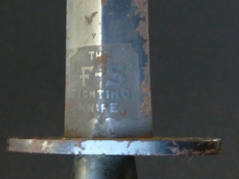 WWII Fairbairn Sykes Commando Knife Wilkinson Sword London Original View VIII