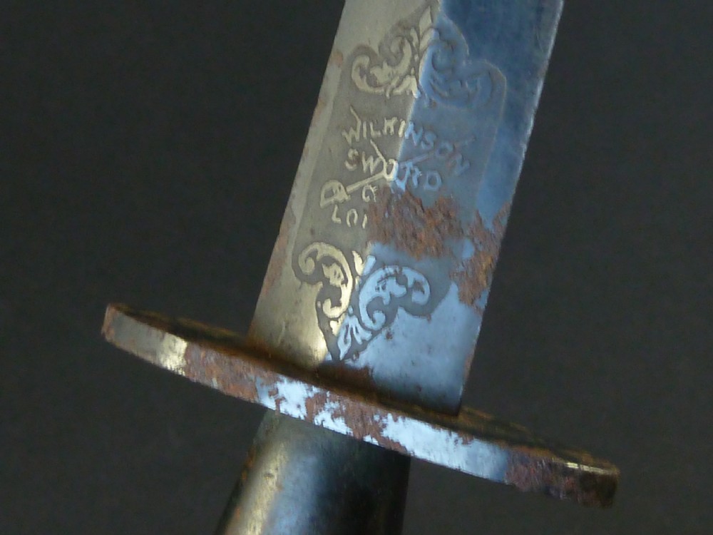 WWII Fairbairn Sykes Commando Knife Wilkinson Sword London Original View IX