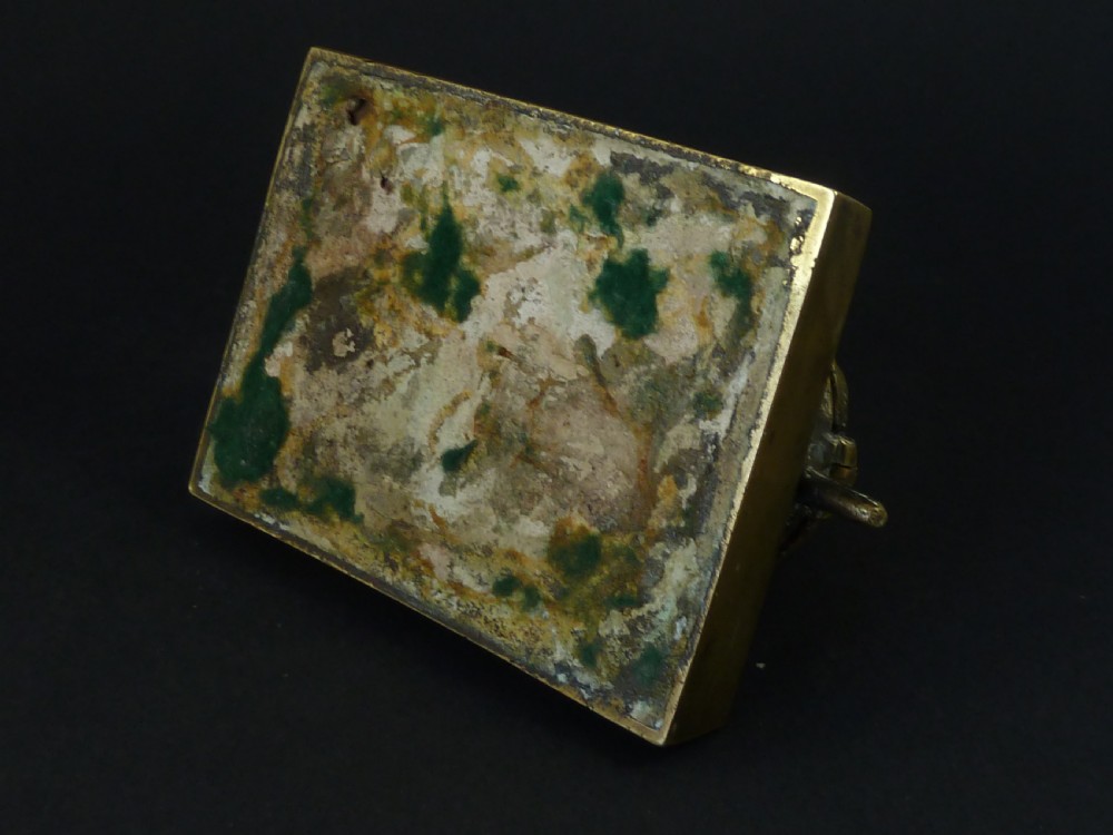 Tortoise Brass Inkwell Novelty Inkstand English Victorian Animalier Figural View IX