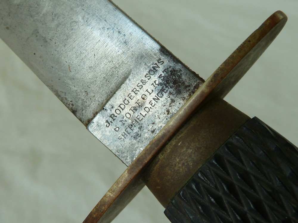 Victorian Sheffield Sheath Knife Hunting J. Rodgers & Sons 6 Norfolk Street Hoof View VII
