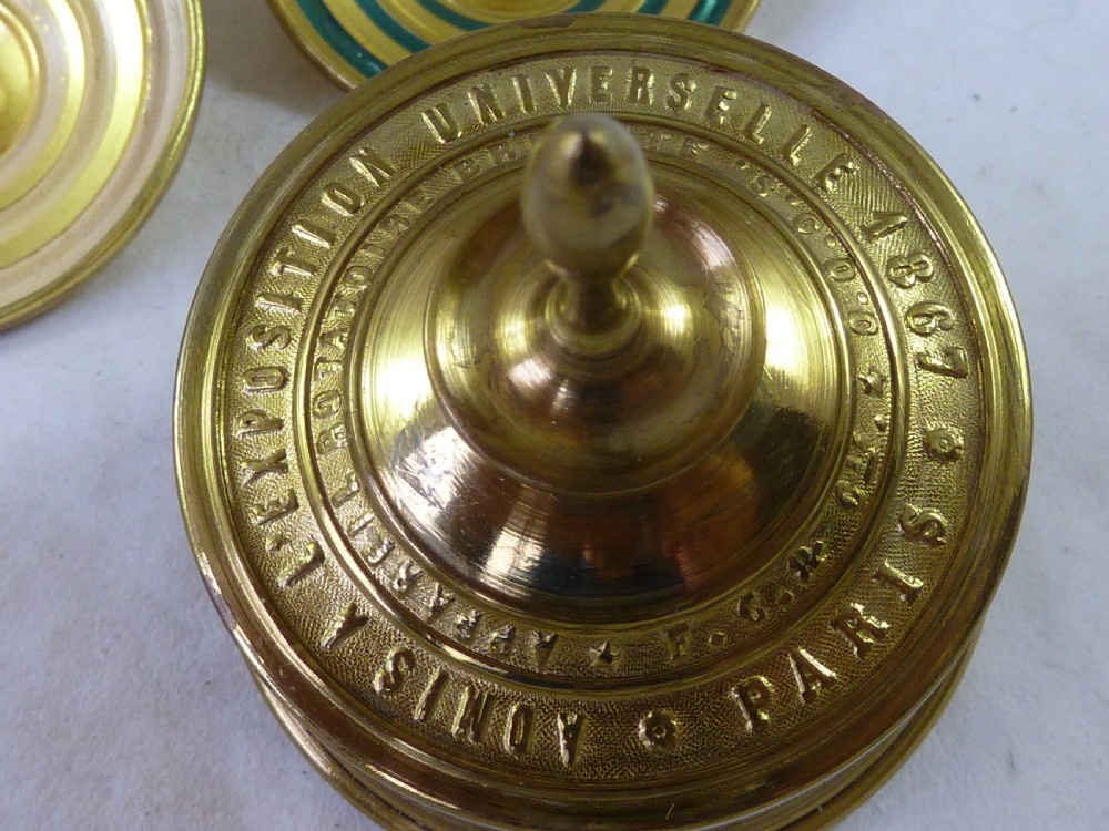 Prolific Self Multiplying Spinning Top Brass Boxed French Conjuring Magic View VII